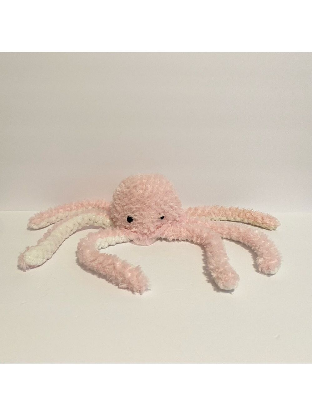 Pink Manhattan Toys Pink Jellyfish Octopus Lovey Squid Soft Plush Soft Tutu Toy